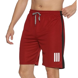 polyester sports shorts for boys amp girls with zipper pockets