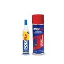 Polyfix Low Viscosity Cyanoacrylate Instant Glue and Aerosol Spray Activator Combo Kit - Suitable for Acrylic, Flex, Footwear, Toys, Ceramic, Helmets - for Quick and Strong Bonding - 125g+500ml