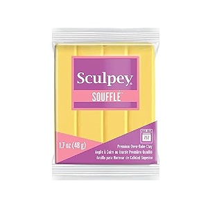 polyform su6-6072 sculpey souffle clay 2-ounce canary