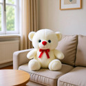 Polyhug Soft Plush Teddy Bear with Red