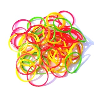 rubber band pack of 15 grams for office home amp kitchen use multicolor