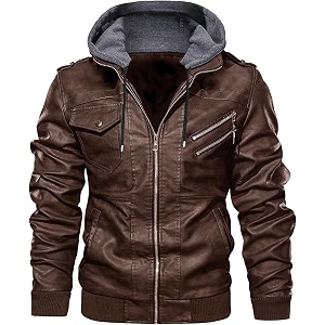 Pomo-Z Mens Casual Stylish Premium PU Leather