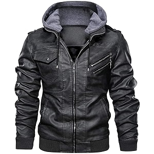 Pomo-Z Mens Casual Stylish Premium PU Leather