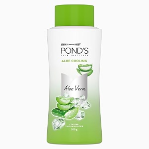 pond39s aloe cooling powder 200g for instant cooling and refreshing relief in summer with 100 aloe extract 3x cooling effect long-lasting fragrance