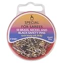 PONY Saree Safety PINS 50C ASSTD-84601. (Pack of 2)