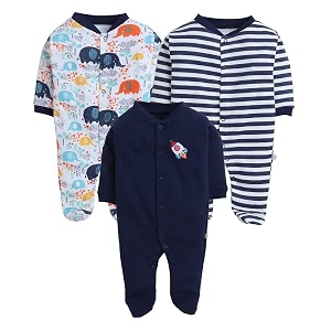 Pooja Baby 100 Cotton Rompers Sleepsuits Jumpsuit