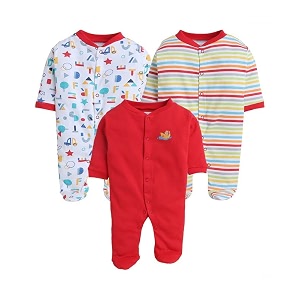Pooja Baby 100 Cotton Rompers Sleepsuits Jumpsuit