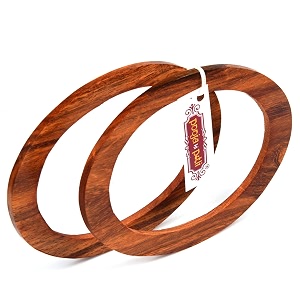 wooden handle for macrame purse bag diy art and craft oval