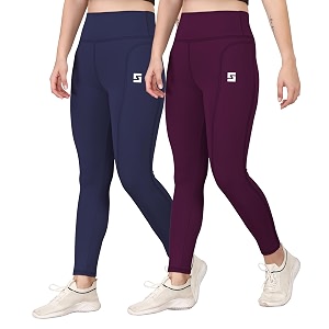 poojaran workout tightpantslegging with side pocket stretchy tights and a high waist for women and girls39 use in the gymyogarunningcycling