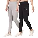 Yoga Pant for Womens High Wasit Tights with Side Pocket Slim Fit Gym wear Running Sports wear Leggings Stretchable Combo Pack of 2
