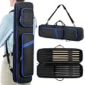 Pool Cue Case, 3x4 / 5x5 Pool Stick Bag with Multiple Accessory Pockets