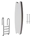 Pool Ladder | Heavy Duty Water Inlet Steps | Safety Passes | Easy Assembly Accessory, Outdoor Pool Ladder, Slide Resistant
