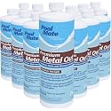 Pool Mate 1-Quart 12-Pk Premium Metal Out, Pool Metal Remover, Made in USA
