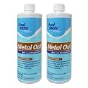 Pool Mate 1-Quart 2-Pack Concentrated Metal Out, Pool Metal Remover
