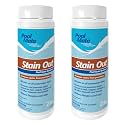 Pool Mate 2-Pounds 2-Pack Premium Stain Out Pool Stain Remover, Made in USA