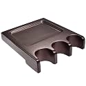 Pool Stick Holder - Portable Claw Rack Holds Cues Against Table, Bar or Chair - Weighted Solid Wood With Rounded Edges and Non-Slip Pad (Mahogany, 3 Cue Claw)