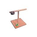 Poonch Wooden Bird Training Tstand with Feeder Cup and Ring Game and Base for Budgies Cockatiel and Other Parrots