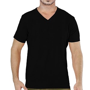 Pooplu Mens Regular Fit Plain 100 Cotton