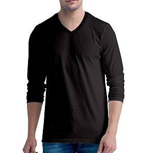 Pooplu Mens Regular Fit Plain 100 Cotton
