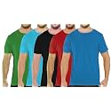 Pooplu Men39s Regular Fit Plain Cotton Round