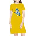 Pooplu Women39s Regular Fit Knee Length Unicorn