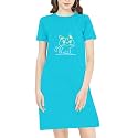Pooplu Women39s Regular Fit Knee Length Unicorn