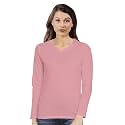 Pooplu Women39s Regular Fit Plain V Neck