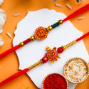 Religious 23RK_10RA_CR Assorted Rakhi by Poorak