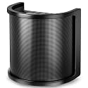 Pop Filter,PEMOTech [Upgraded Three Layers] Metal Mesh & Foam & Etamine Layer Microphone Windscreen Cover Handheld Mic Shield Mask,Microphone Accessories for Vocal Recording,Youtube videos,Streaming