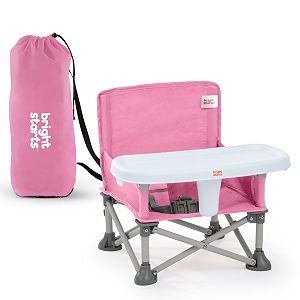 pop n sit portable booster seat - pink