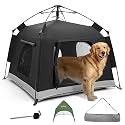 Pop-Up Dog Tent with Removable Floor for Camping and Outdoor Use