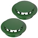 Pop Up Drainage Emitter, Fits 3-Inch and 4-Inch Sewer and Drain Fittings, Dual-Rod Outdoor Drain Cover for Yard Outlets, Downspouts, Channel Drains & Catch Basins