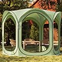 Pop-Up Screen Tent 10x10 FT, Outdoor Screen House with Mesh Walls – Instant Tent Shelter for Camping, Patio, Beach, Sports – Rainproof, Windproof, Sunshade - Green