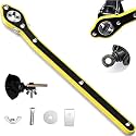 Universal Car Jack Ratchet Wrench – 360° Rotating Handle with Forward & Reverse Knob | Labor-Saving Scissor Jack Speed Tool for Car Tire Replacement | Durable Jack Lug Wrench Handle
