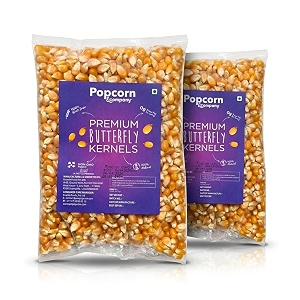 popcorn amp company butterfly popcorn kernels seeds pack of 2 450g each raw maize rich in fiber amp antioxidants no added msg perfect for movie nights amp healthy snacks