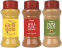 POPCORN&COMPANY Classic Butter Salted, Hot & Sweet & Papdi Chaat Instant Seasoning Combo-200g (200 g)