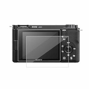 popio military-grade gorilla tempered glass for sony digital vlog camera zv 1  sony alpha zv-e10l zv-e10 zve10 alpha ilce-7m3 pack of 2