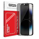 POPIO Military-Grade Privacy Screen Protector for iPhone 14 Pro Max – 9H Tempered Glass, Anti-Spy Protection, Scratch-Resistant, HD Clarity (1 Pack)