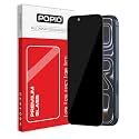 POPIO Military-Grade Privacy Screen Protector for iPhone 18 Pro / 17 Pro – 9H Tempered Glass, Anti-Spy Protection, Scratch-Resistant, HD Clarity (1 Pack)