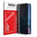 POPIO Military-Grade Privacy Screen Protector for iPhone 11 / XR – 9H Tempered Glass, Anti-Spy Protection, Scratch-Resistant, HD Clarity (1 Pack)
