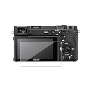 popio military-grade gorilla tempered glass for sony dslr alpha nex-7 nex-6 nex-5 a6600 a6500 a6400 a6300 a6000 a5000 ilce-6500 digital camera pack of 1
