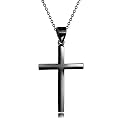 POPLYKE Cross Necklace 925 Sterling Silver Cross Pendant for Men Women
