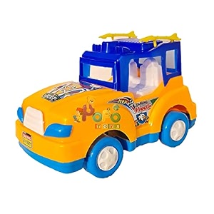 popo toys friction powered missile jeep  made in india  friction powered toy  unbreakable city jeep  push amp go crawling toys