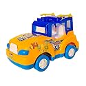 PoPo Toys Friction Powered Missile Jeep | Made in India | Friction Powered Toy | Unbreakable City Jeep | Push &amp; Go Crawling Toys