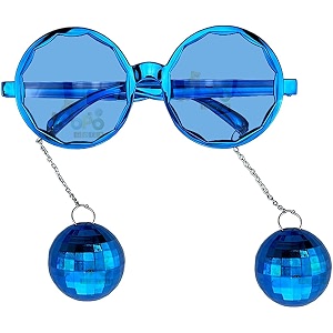 popo toys hippity hop dancing balls character novelty party glasses for kids amp adults  role play  color your party appereance  waferer party theme glasses  unique part return gifts