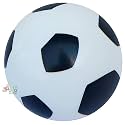 PoPo Toys PVC Foam Beach Football | No Air Needed | Kids Playball | Best Use at Pools, Beach, Outdoor & Indoor Play | Rat
