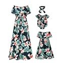 PopReal Mommy and Me Dresses Floral Printed