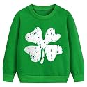 Popshion Toddler Boys Sweatshirt Cotton Lightweight Kids Winter Warm Sweater Crewneck Pullover Tops