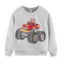 Popshion Toddler Boys Sweatshirt Cotton Lightweight Kids Winter Warm Sweater Crewneck Pullover Tops