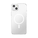 PopSockets iPhone 14 Plus Phone Case with MagSafe- Clear